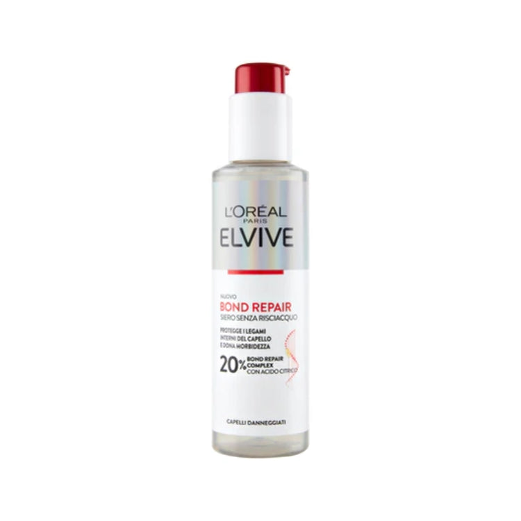 L'Oréal Paris - Elvive - Bond Repair - Siero Senza Risciacquo - Protegge I Legami Interni Del Capello & Dona Morbidezza - 20% Bond Repair Complex Con Acido Citrico - Capelli Danneggiati