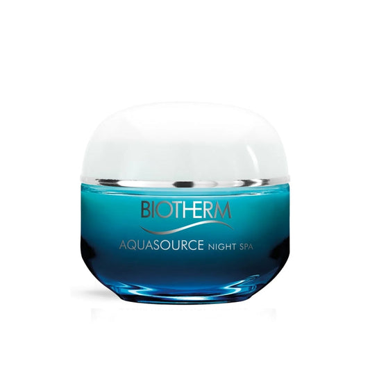Biotherm - Aquasource Night Spa - Baume Nuit Triple Effet Spa - Peau Réhydratée Lisse & Apaisée - Triple Spa Effect Night Balm - Rehydrated Smoothed & Soothed Skin - Tous Types De Peau - All Skin Types