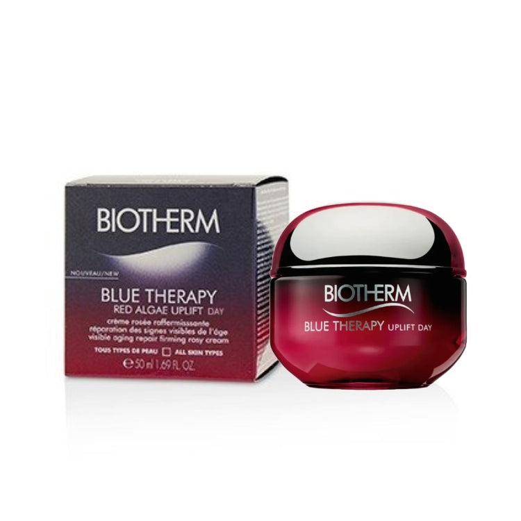 Biotherm - Blue Therapy - Red Algae Uplift Day - Crème De Jour Rosée Raffermissante - Firming Rosy Day Cream - Tous Types De Peau - All Skin Types