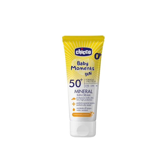 Chicco - Baby Moments Sun - Mineral Sun Cream - SPF 50+