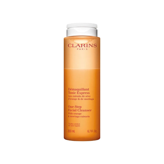 Clarins - Démaquillant Tonic Express - Aux Extraits De Sève D'Orange & De Moringa - One-Step Facial Cleanser - With Orange & Moringa Extracts - Toutes Peaux - All Skin Types