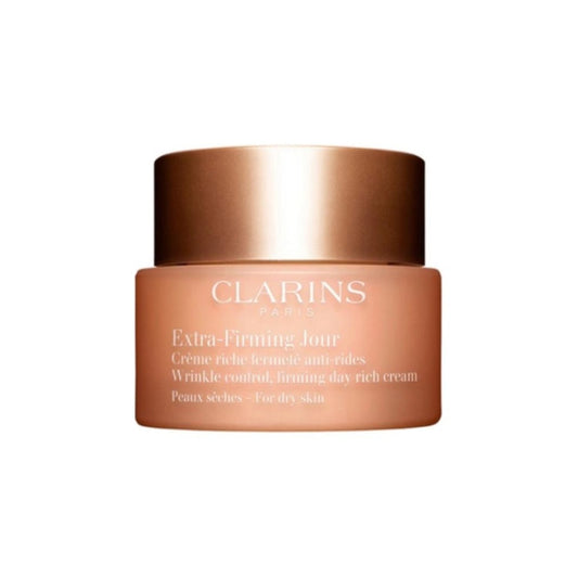 Clarins - Extra-Firming Jour - Crème Riche Fermeté Anti-Rides - Wrinkle Control Firming Day Rich Cream - Peau Sèches - For Dry Skin