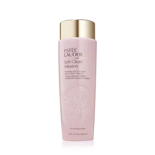 Estée Lauder - Soft Clean Infusion - Hydrating Essence Lotion - Amino Acid + Waterlily - Tonique Douceur Hydratant - Acide Aminé + Extrait De Nénuphar - Dry Skin - Peaux Sèches
