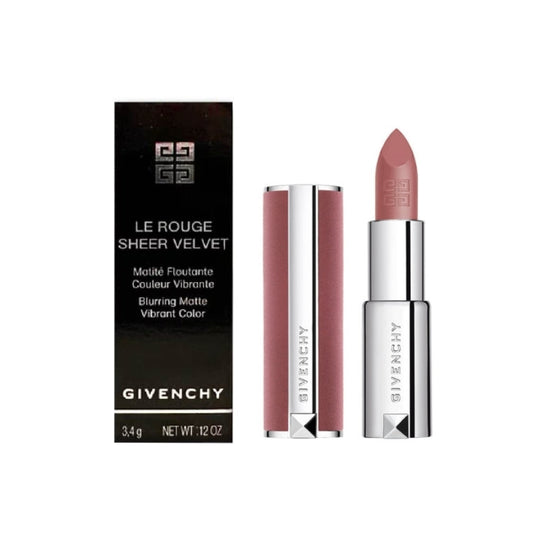 Givenchy - Le Rouge Sheer Velvet - Matité Floutante Couleur Vibrante - Blurring Matte Vibrant Color