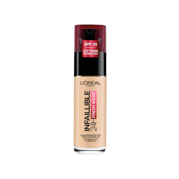 L'Oréal Paris - Infaillible 24H Fresh Wear - Foundation-Fond De Teint Tenue & Teint Frais 24H - 24H Frischer Look & Langer Halt - SPF 25
