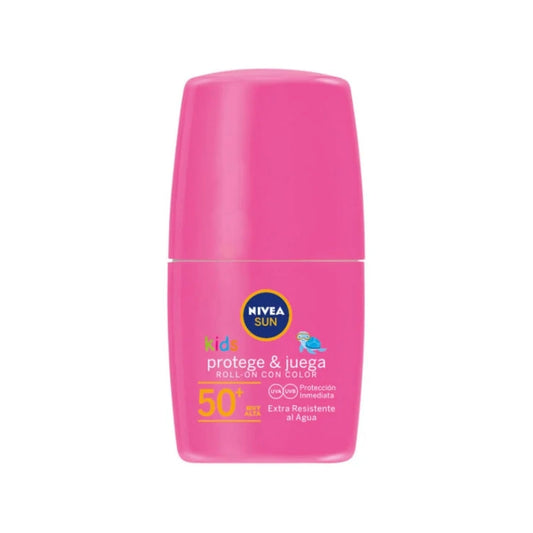 Nivea - Nivea Sun - Kids Protege & Juega - Roll-On Con Color - 50+