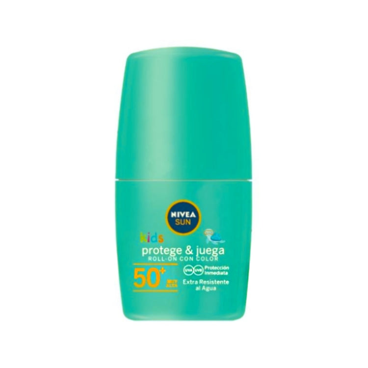 Nivea - Nivea Sun - Kids Protege & Juega - Roll-On Con Color - 50+