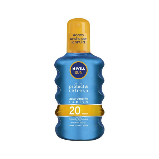 Nivea - Sun - Protect & Refresh - Assorbimento Rapido - Spray Solare - Resistente All'Acqua - Adatto Anche Per Lo Sport