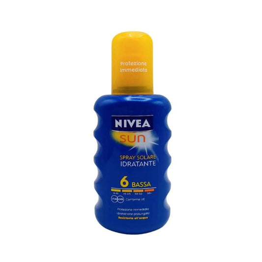 Nivea - Sun - Spray Solare Idratante - Protezione Immediata - Idratazione Prolungata - Resistente All'Acqua